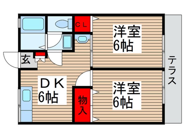 ハイツコジマの物件間取画像